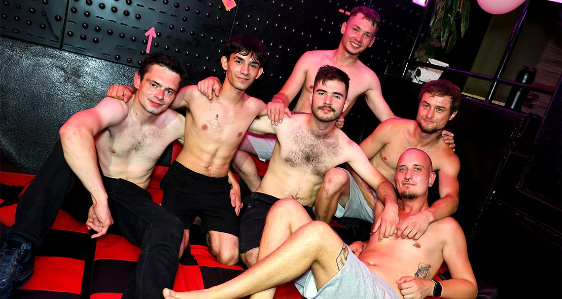 Bareback cruising orgy - Part 5
