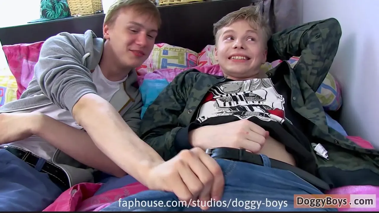 Innocent boys having fun with each other’s cocks and virgin asses