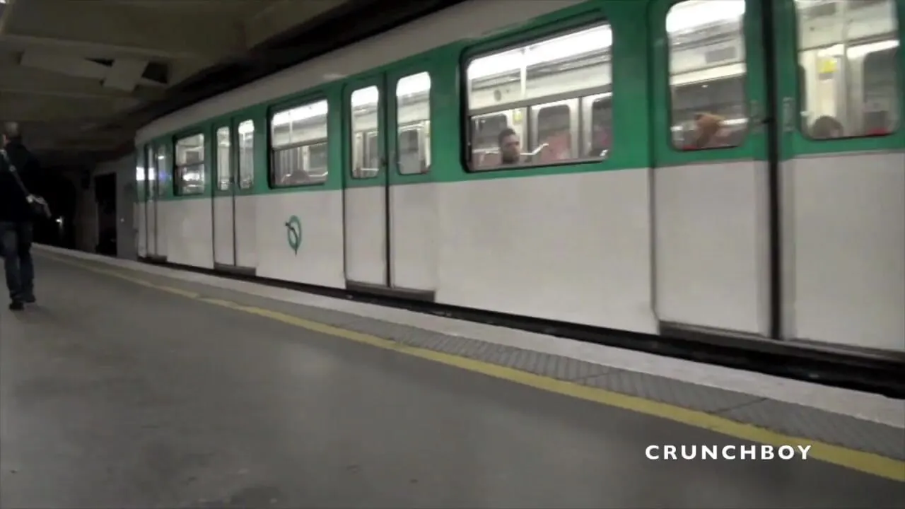 Amazing sex in the subway in Paris