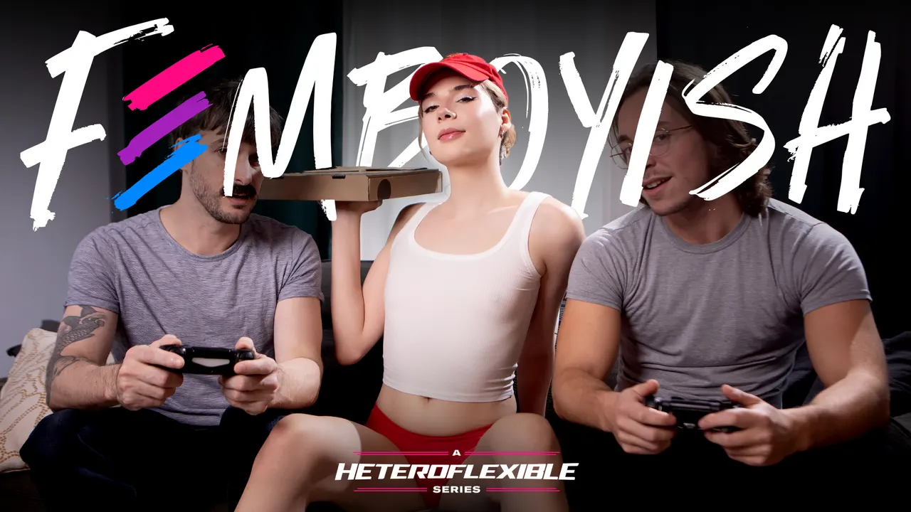 Femboy Pizza Delivery Girl Gets More Than Just The Tip