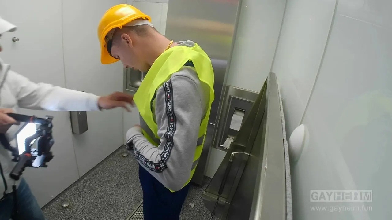 Rico Loko in Munich Restroom Gayheim German