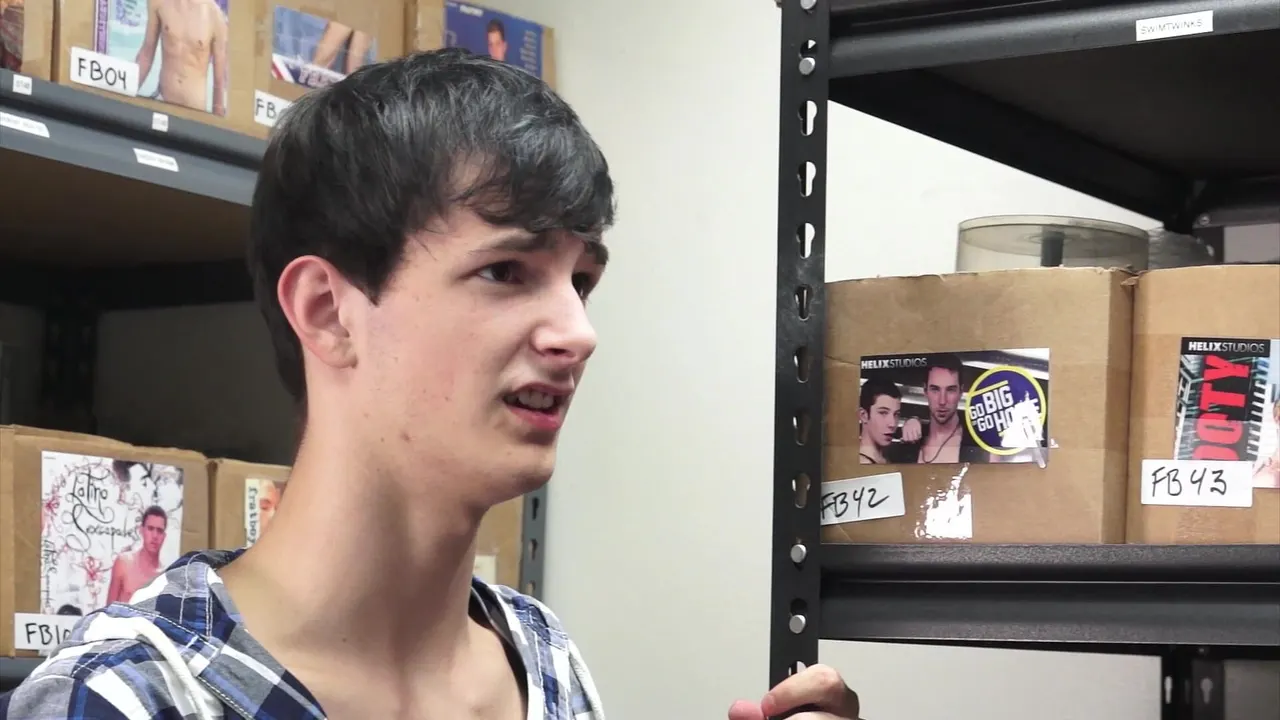 Jasper's Stockroom Spanking